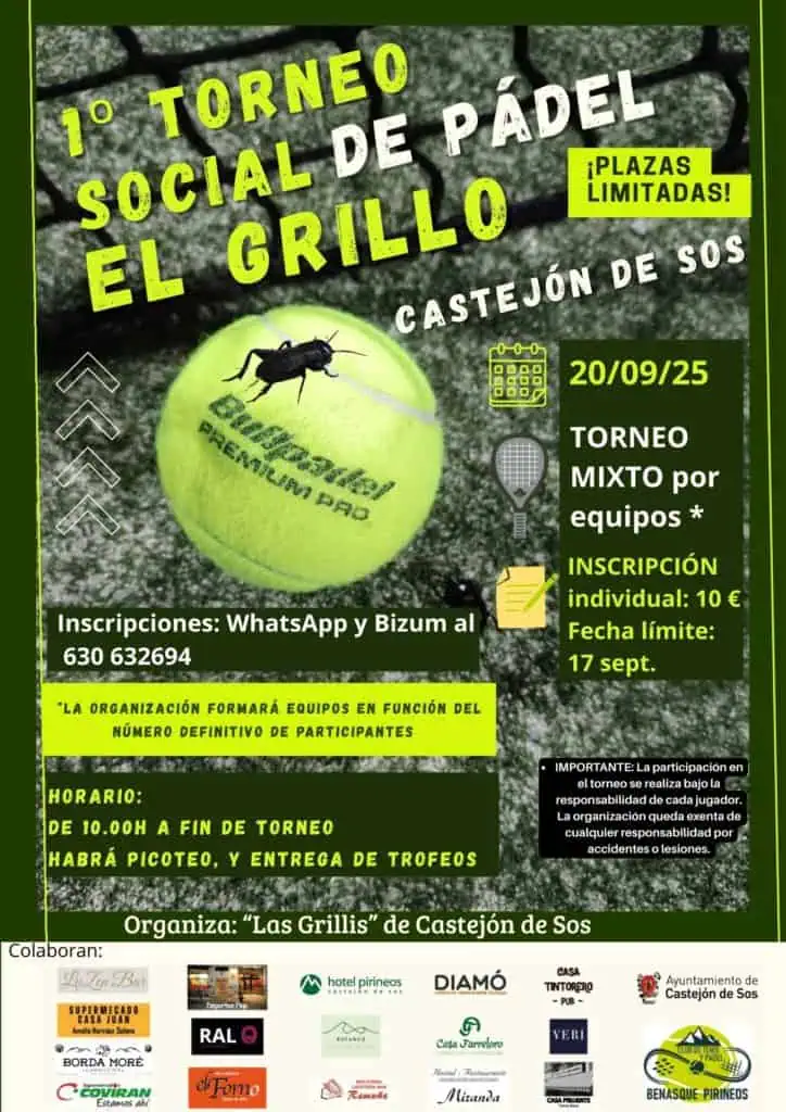 I Torneo social de pádel El Grillo | enBenas.com