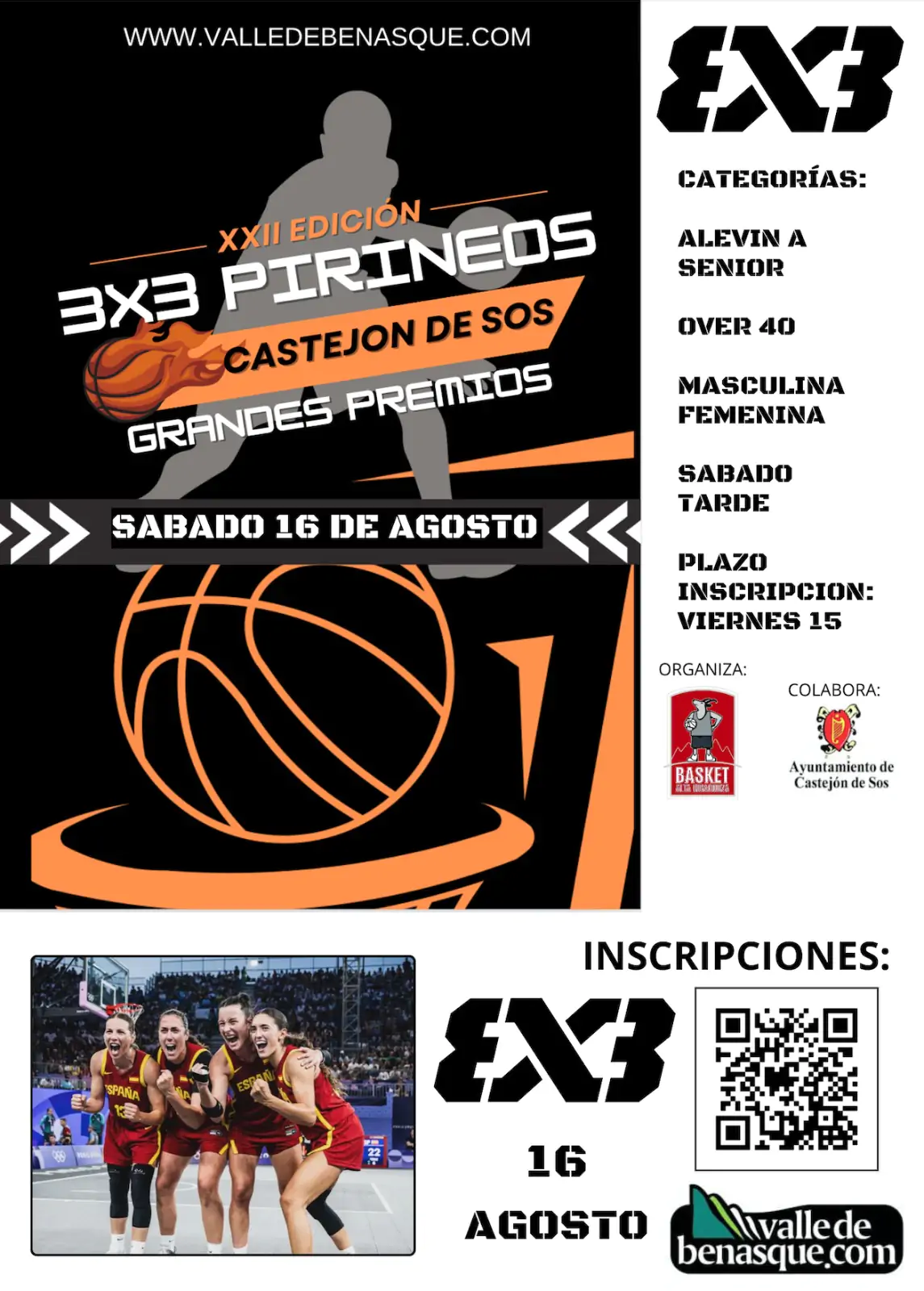 XXII Torneo 3 x3 de Castejón de Sos | enBenas.com