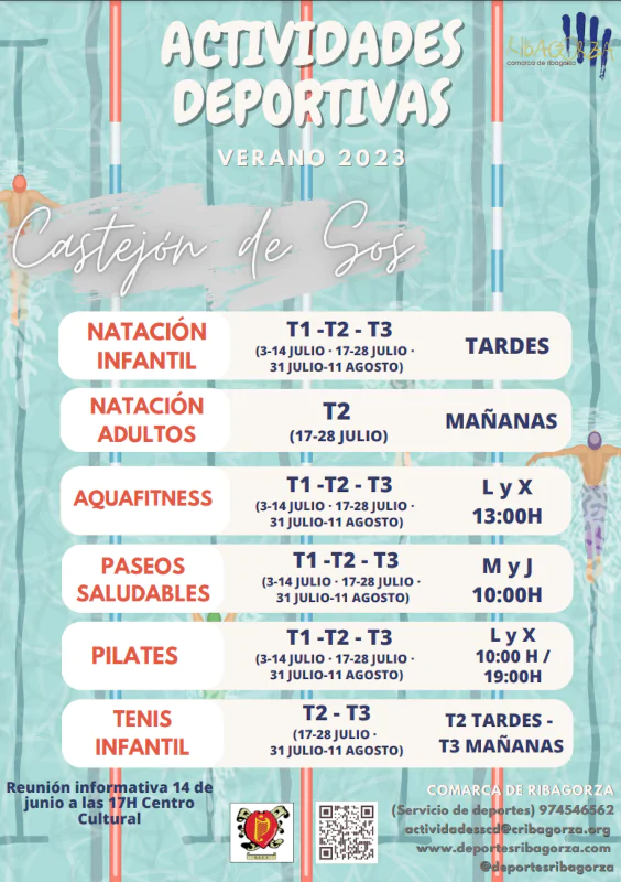 Actividades deportivas en Castejón de Sos - Verano 2023 | enBenas.com