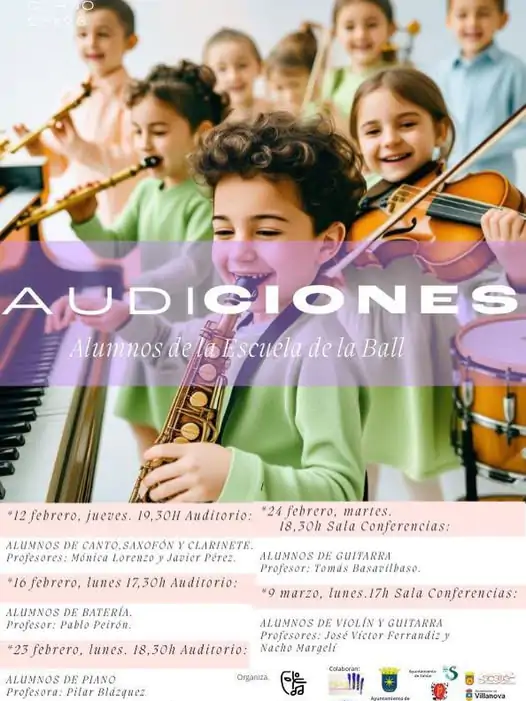 Audiciones de Alumnos de la Escuela de la Ball | enBenas.com