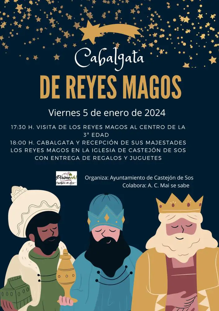 Cabalgata de Reyes Magos 2024 en Castejón de Sos | enBenas.com