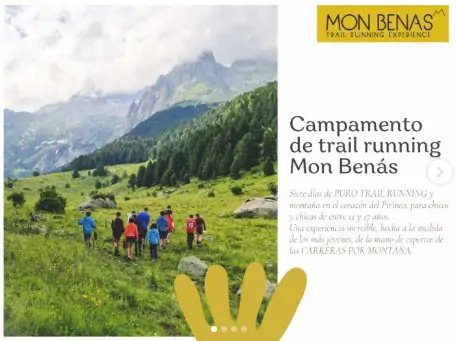 Campamento de trail running Mon Benás | enBenas.com