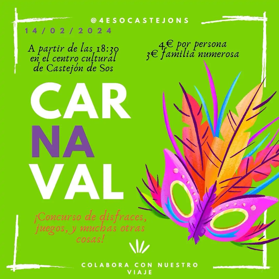 Carnaval 2024 en el IES de Castejón de Sos | enBenas.com