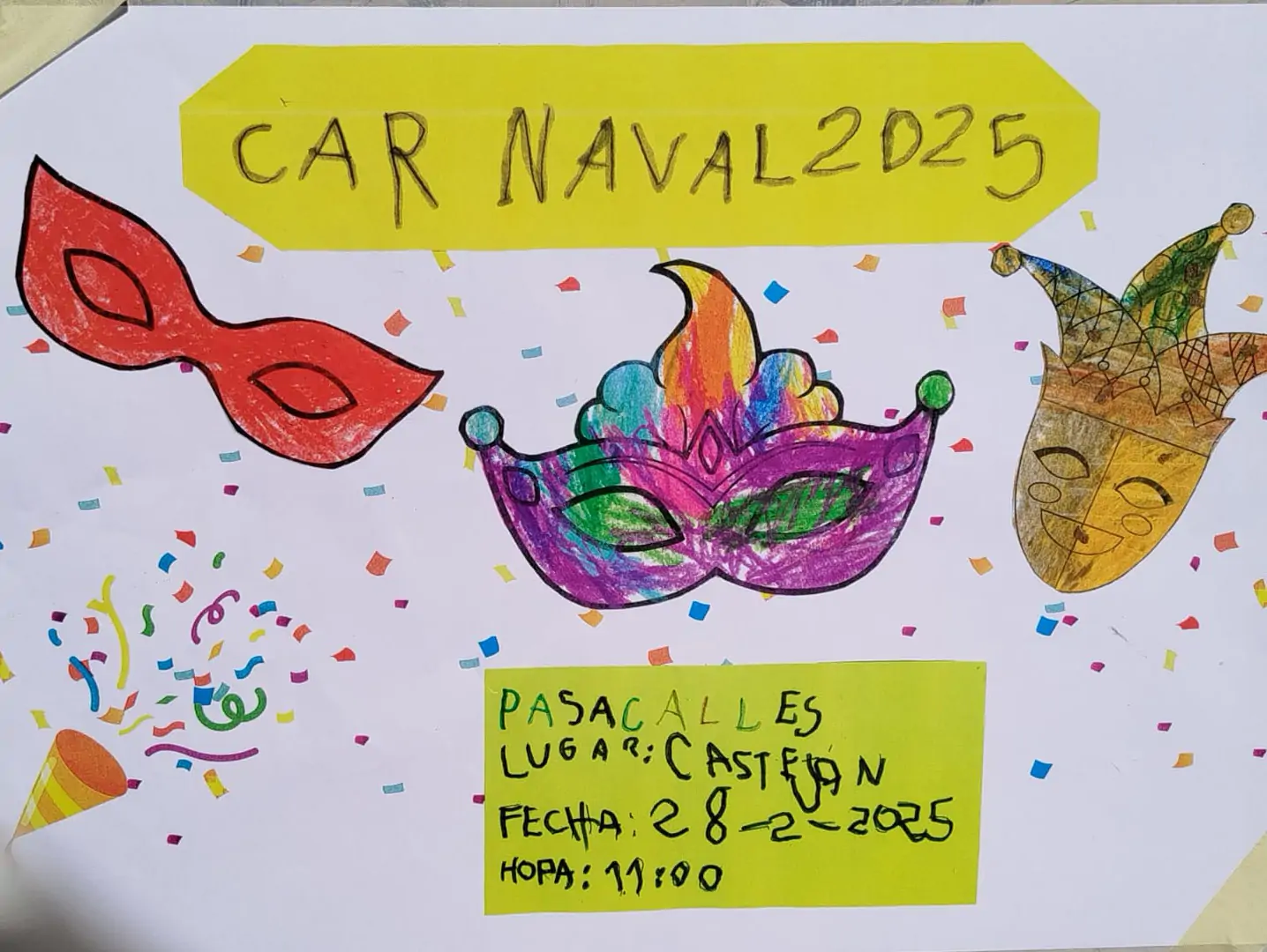 Carnaval 2025 en el cole de Castejón | enBenas.com