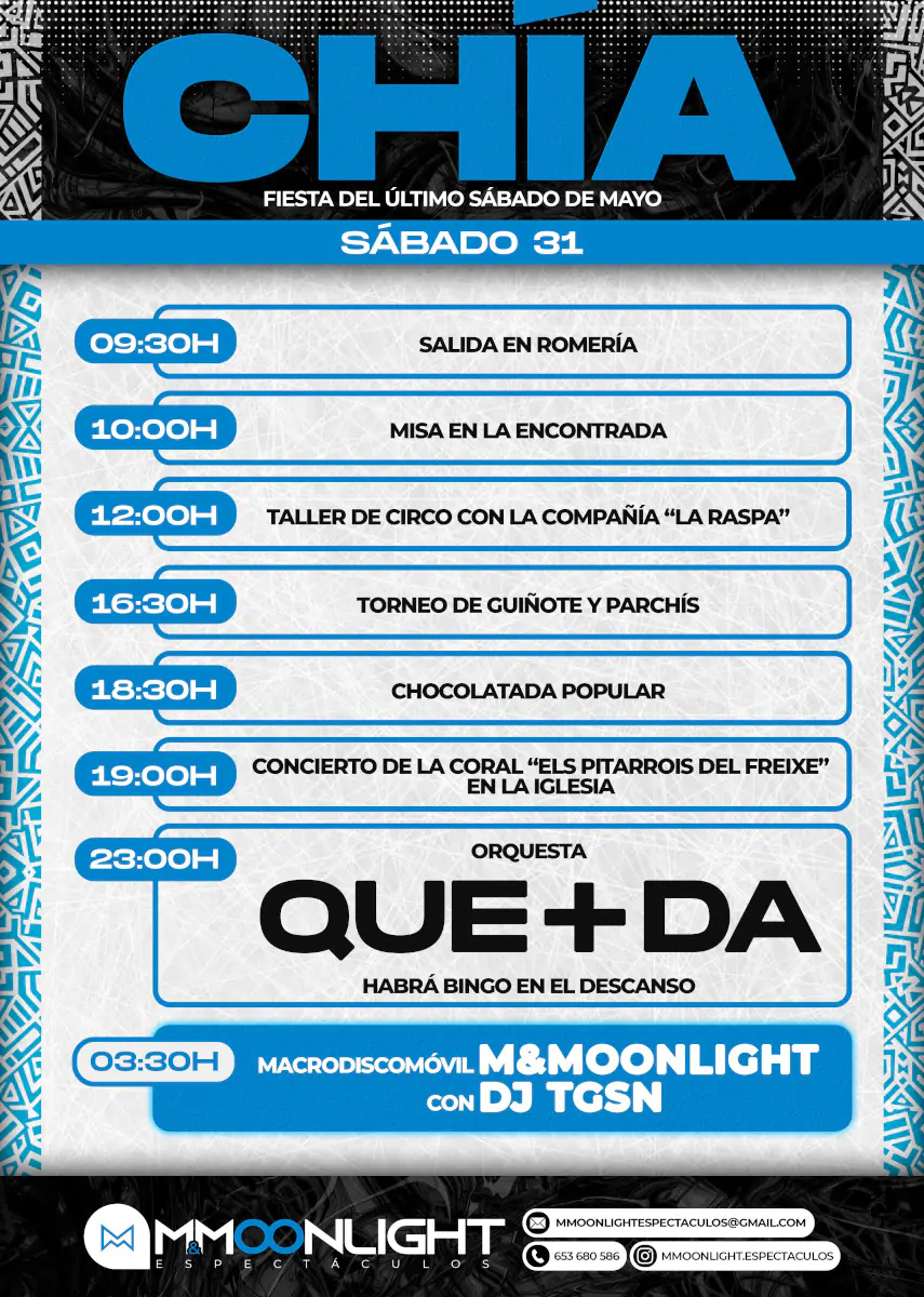 Fiestas de mayo en Chía 2025 | enBenas.com