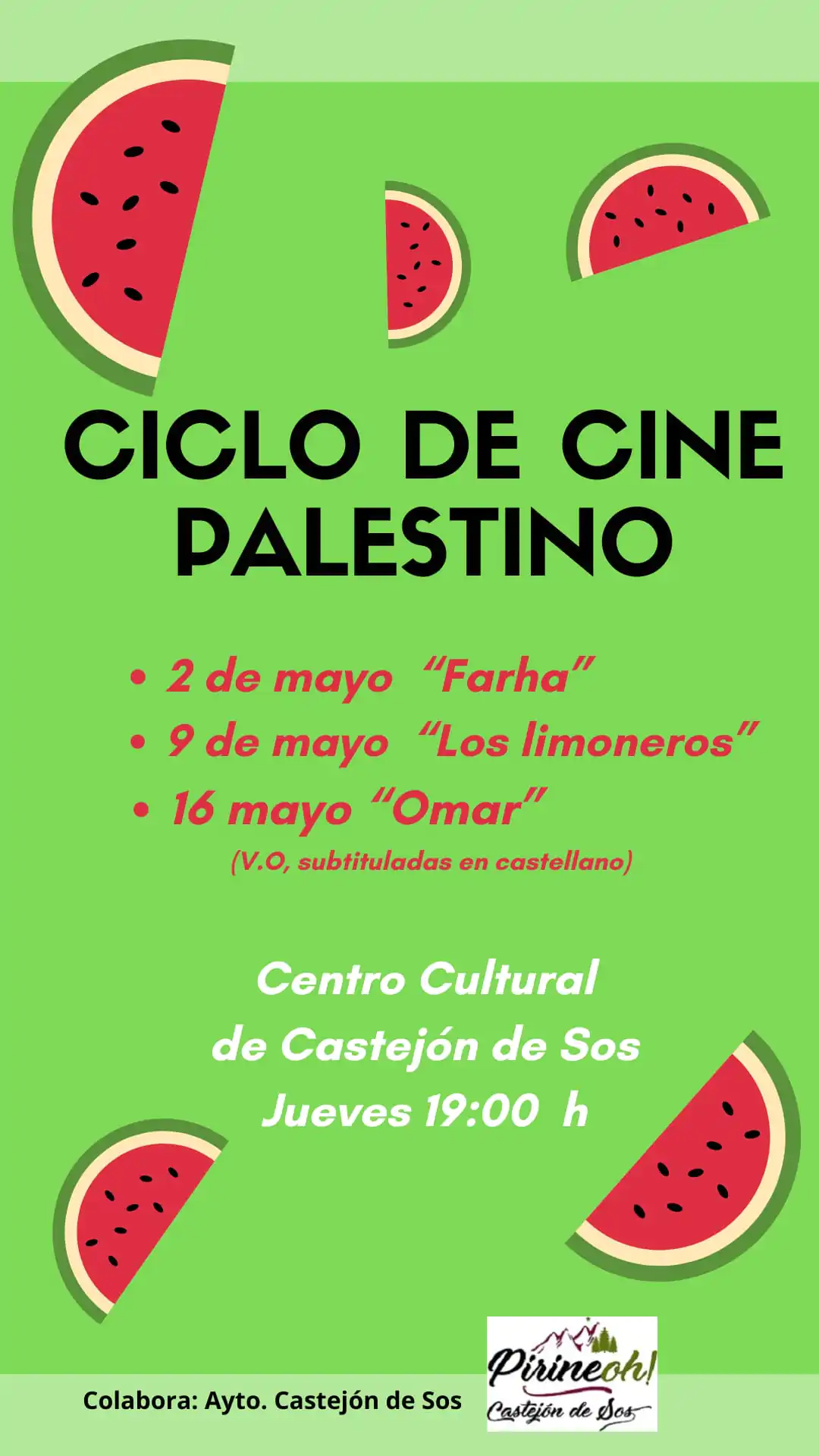 Ciclo de cine palestino en Castejón de Sos | enBenas.com