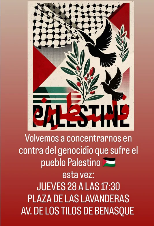 Concentración contra el genocidio del pueblo palestino | enBenas.com