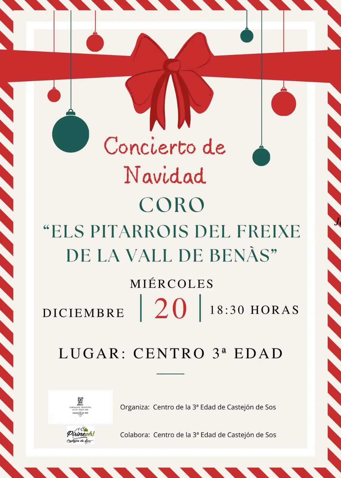 Concierto de Navidad 2023 en Castejón de Sos | enBenas.com