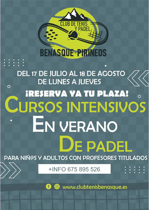 Cursos intensivos de padel (Verano 2023) | enBenas.com