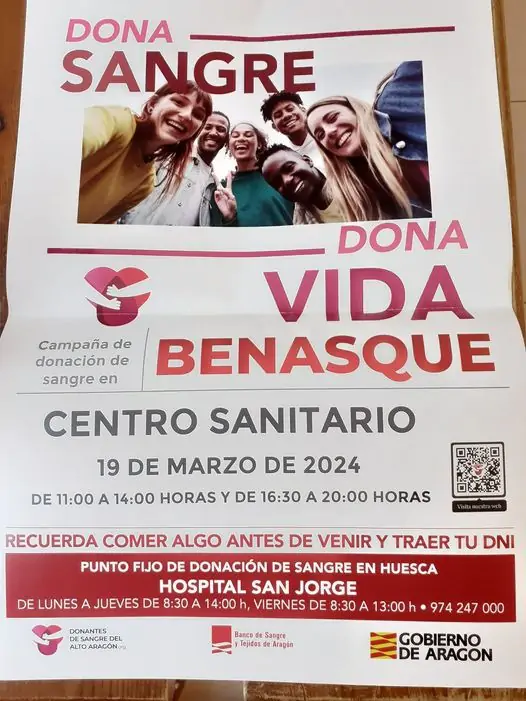 Donación de sangre en Benasque (19/03/24) | enBenas.com