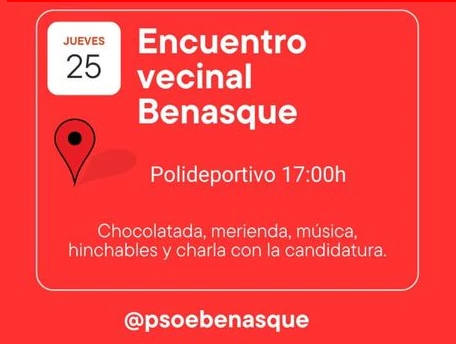 Encuentro vecinal del PSOE en Benasque | enBenas.com