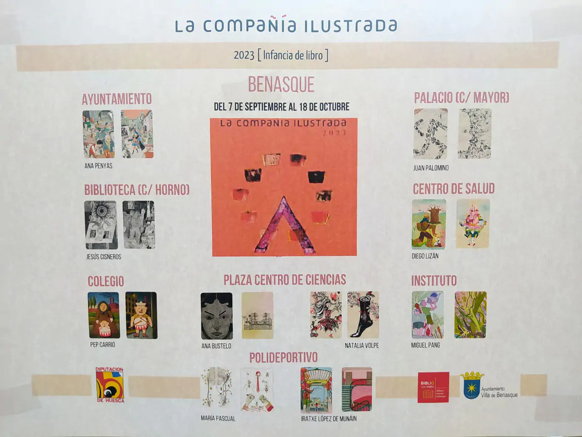 Exposición La compañía ilustrada 2023 en Benasque | enBenas.com
