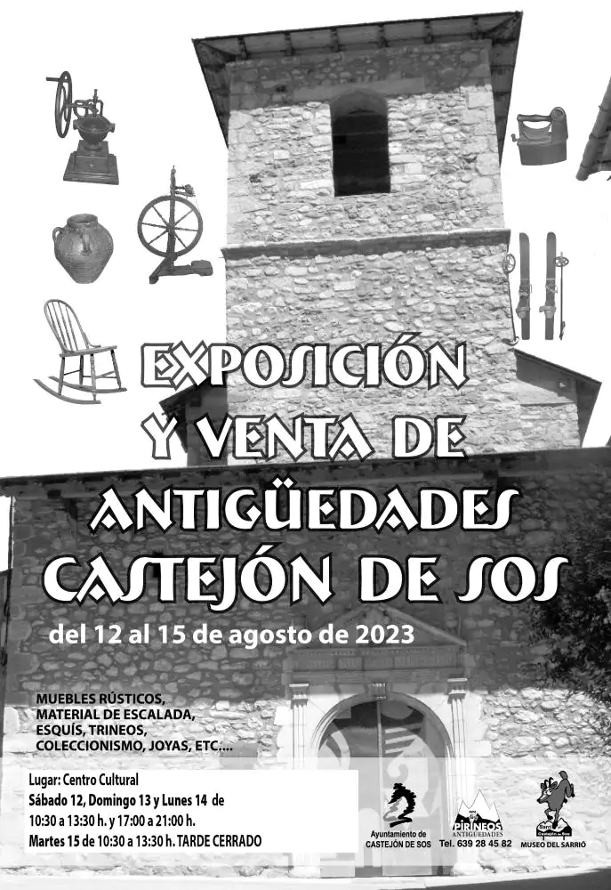 Feria de Antigüedades y Almoneda de Castejón de Sos 2023 | enBenas.com