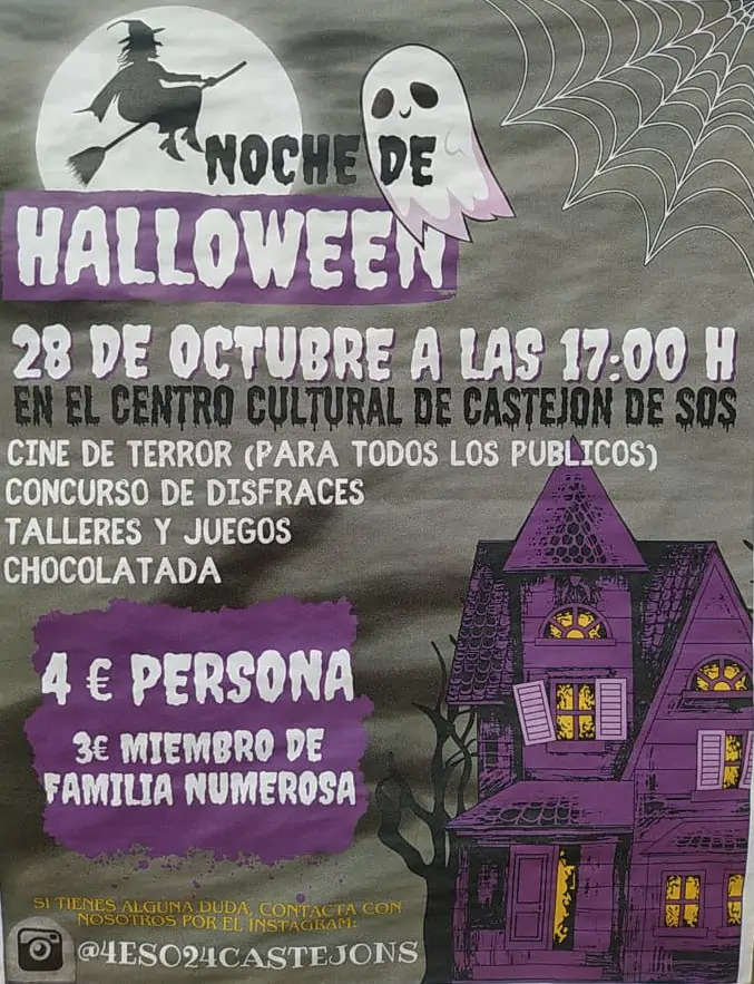 Fiesta de Halloween 2023 en Castejón de Sos | enBenas.com