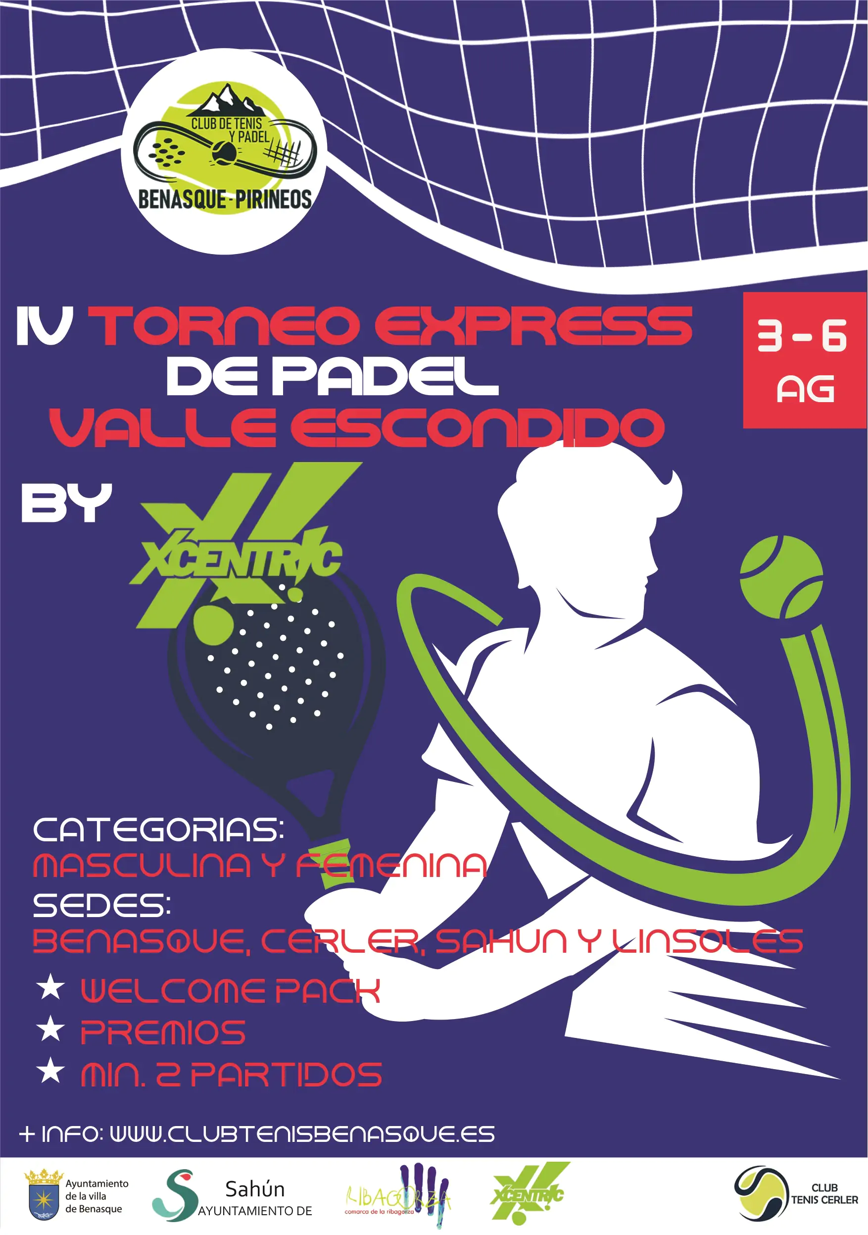 IV Torneo express de padel Valle Escondido | enBenas.com