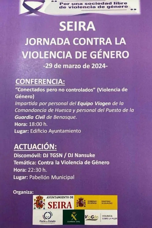 Jornada contra la Violencia de género en Seira | enBenas.com