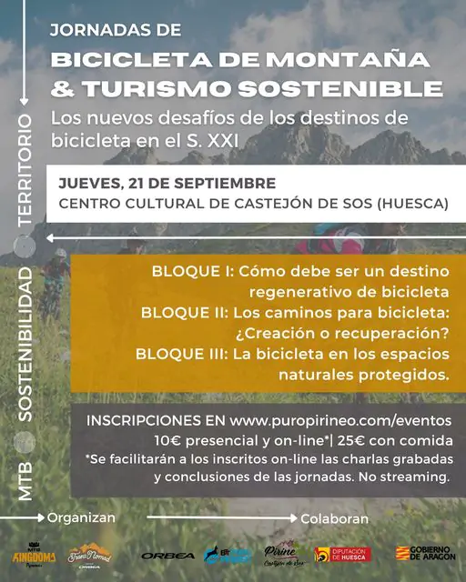 Jornadas de Bicicleta de montaña y turismo sostenible | enBenas.com