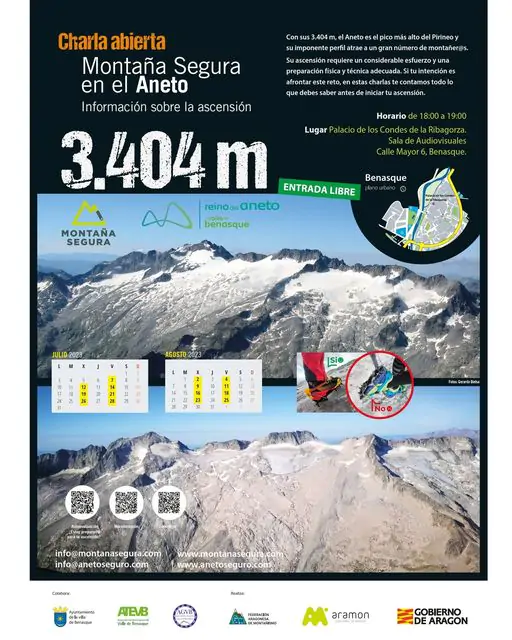 Charla abierta Montaña segura en el Aneto | enBenas.com