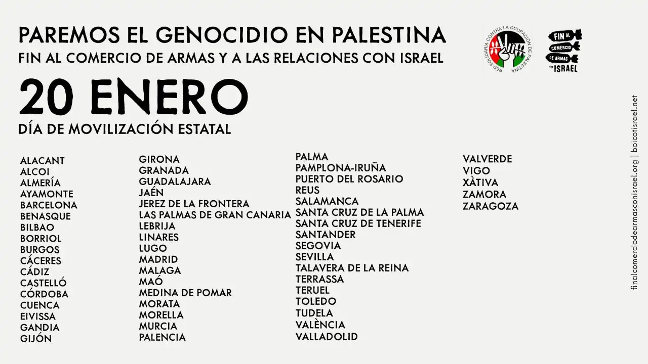 Movilización estatal contra el genocidio en Palestina | enBenas.com