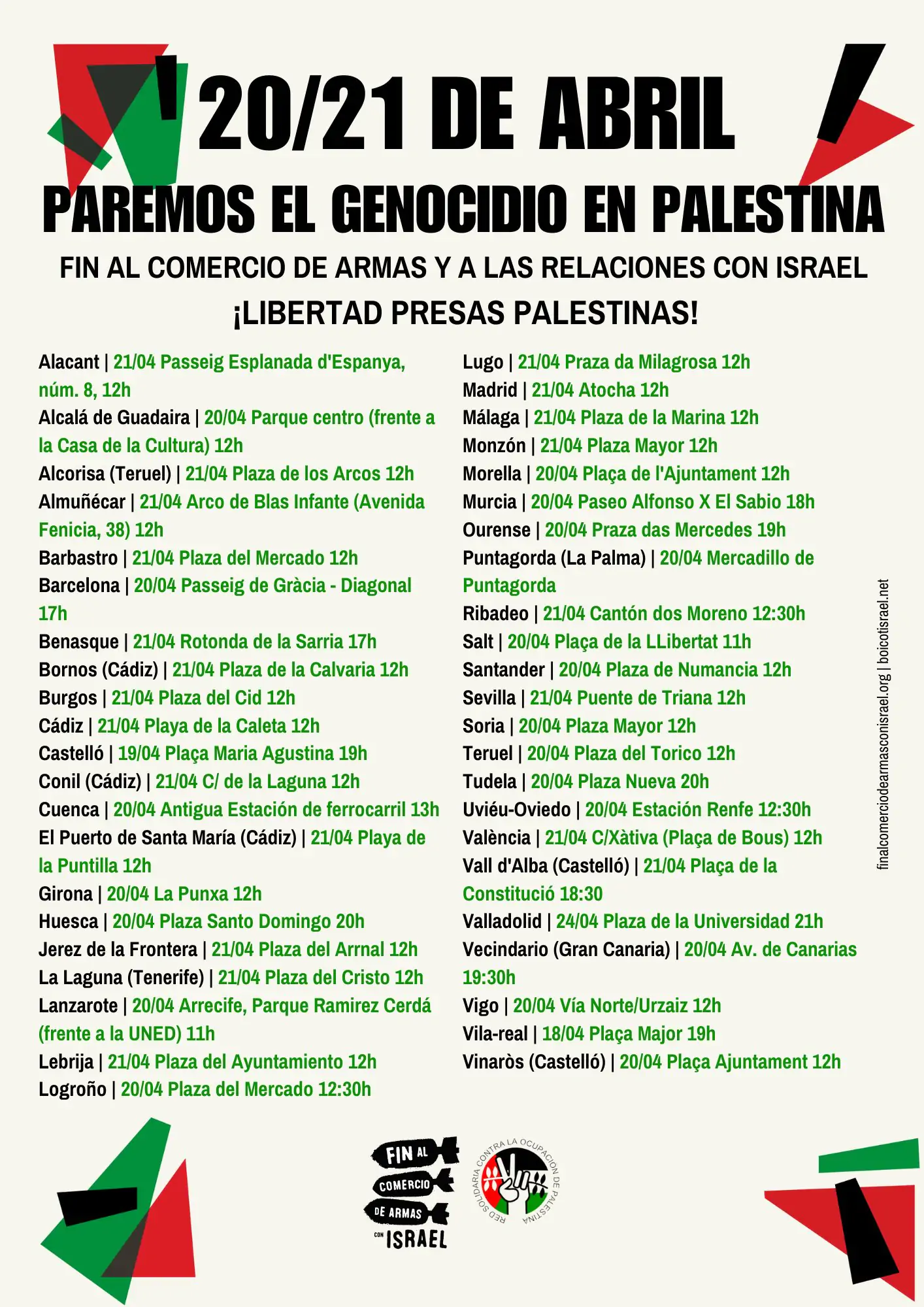 Nueva concentración Paremos el genocidio en Palestina | enBenas.com