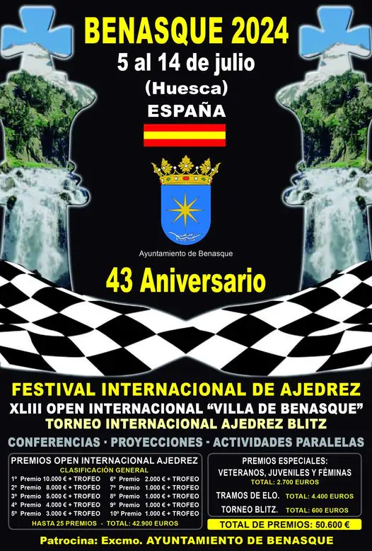 Open internacional de ajedrez Villa de Benasque 2024 | enBenas.com