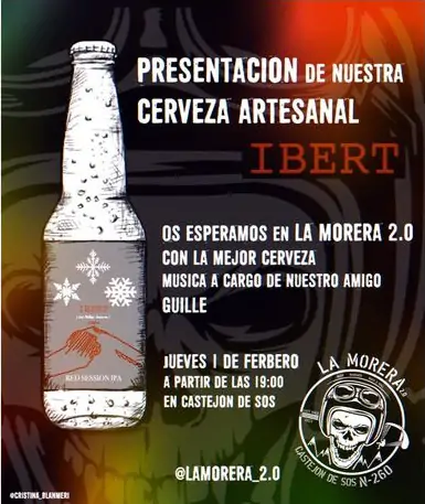 Presentación cerveza artesanal Ibert | enBenas.com