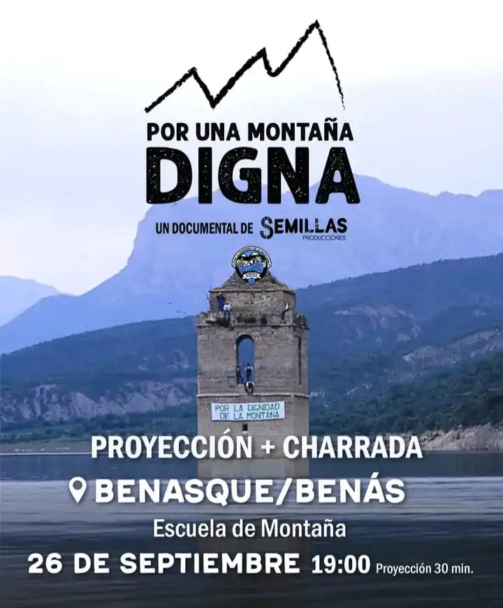 Proyección de Por una montaña digna en Benasque | enBenas.com