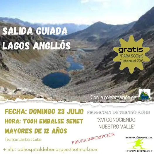 Salida guiada Lagos Angllós | enBenas.com