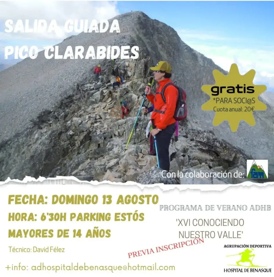 Salida guiada al Pico Clarabides | enBenas.com