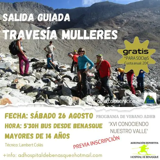 Salida guiada. Travesía Mulleres | enBenas.com