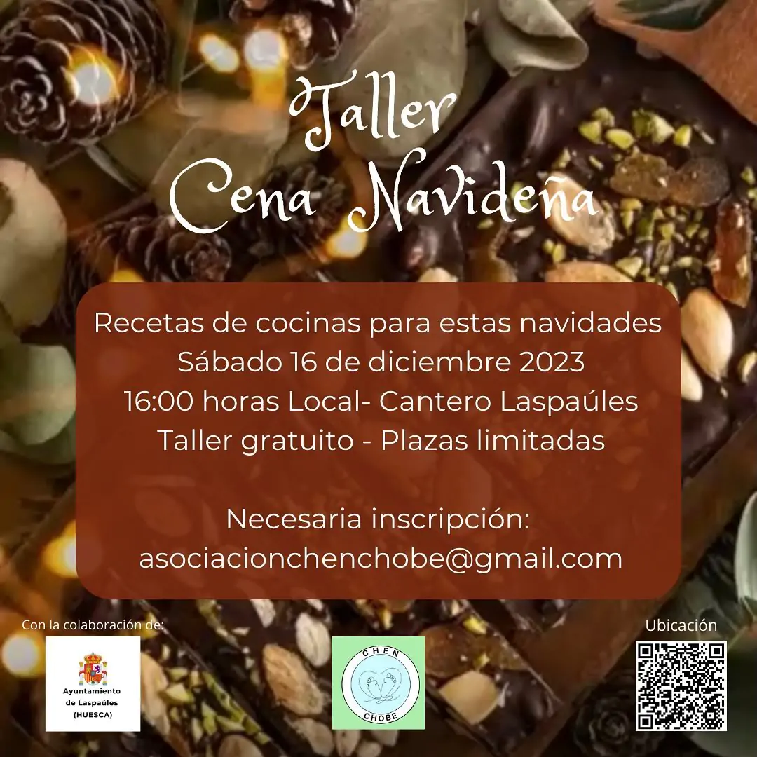 Taller cena navideña 2023 en Laspaúles | enBenas.com