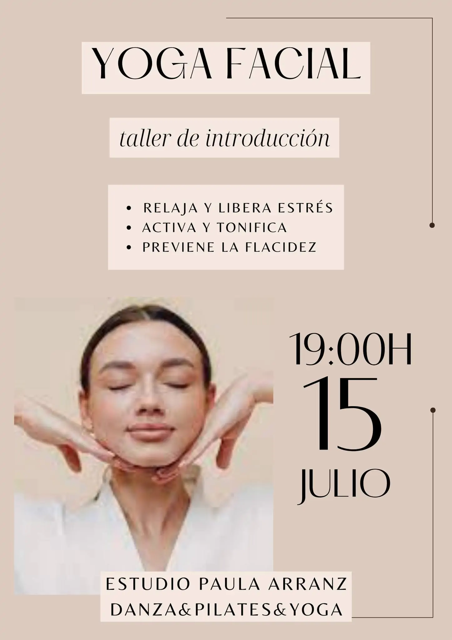 Taller de introducción al Yoga facial | enBenas.com