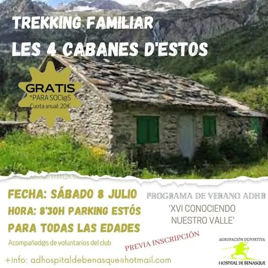 Trekking familiar Les 4 cabanes d'Estós | enBenas.com