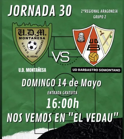 UD Montañesa vs. Barbastro Somontano | enBenas.com