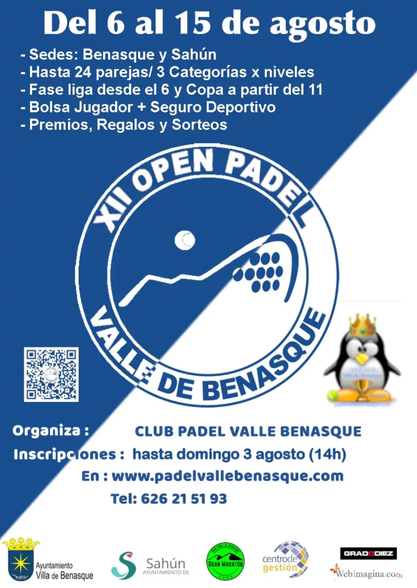 XII Open de Padel Valle de Benasque | enBenas.com