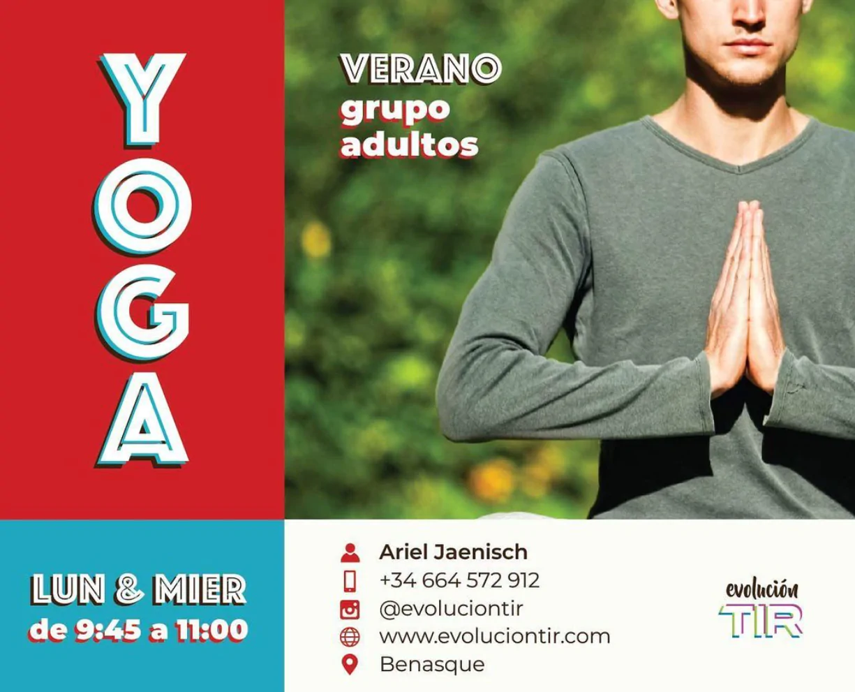 Yoga al aire libre - Benasque 2023 | enBenas.com