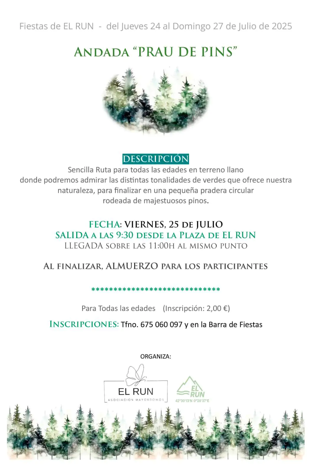 Andada Prau de pins | enBenas.com