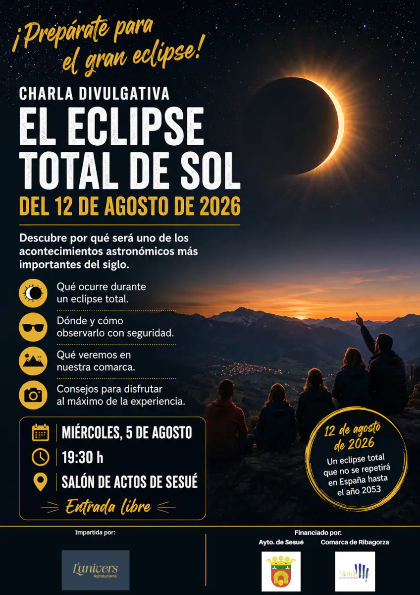 Charla sobre el eclipse en el Valle de Benasque | enBenas.com