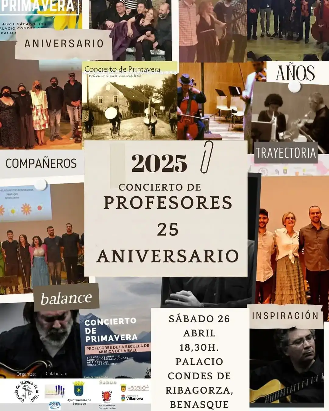 Concierto profesores 25 aniversario | enBenas.com