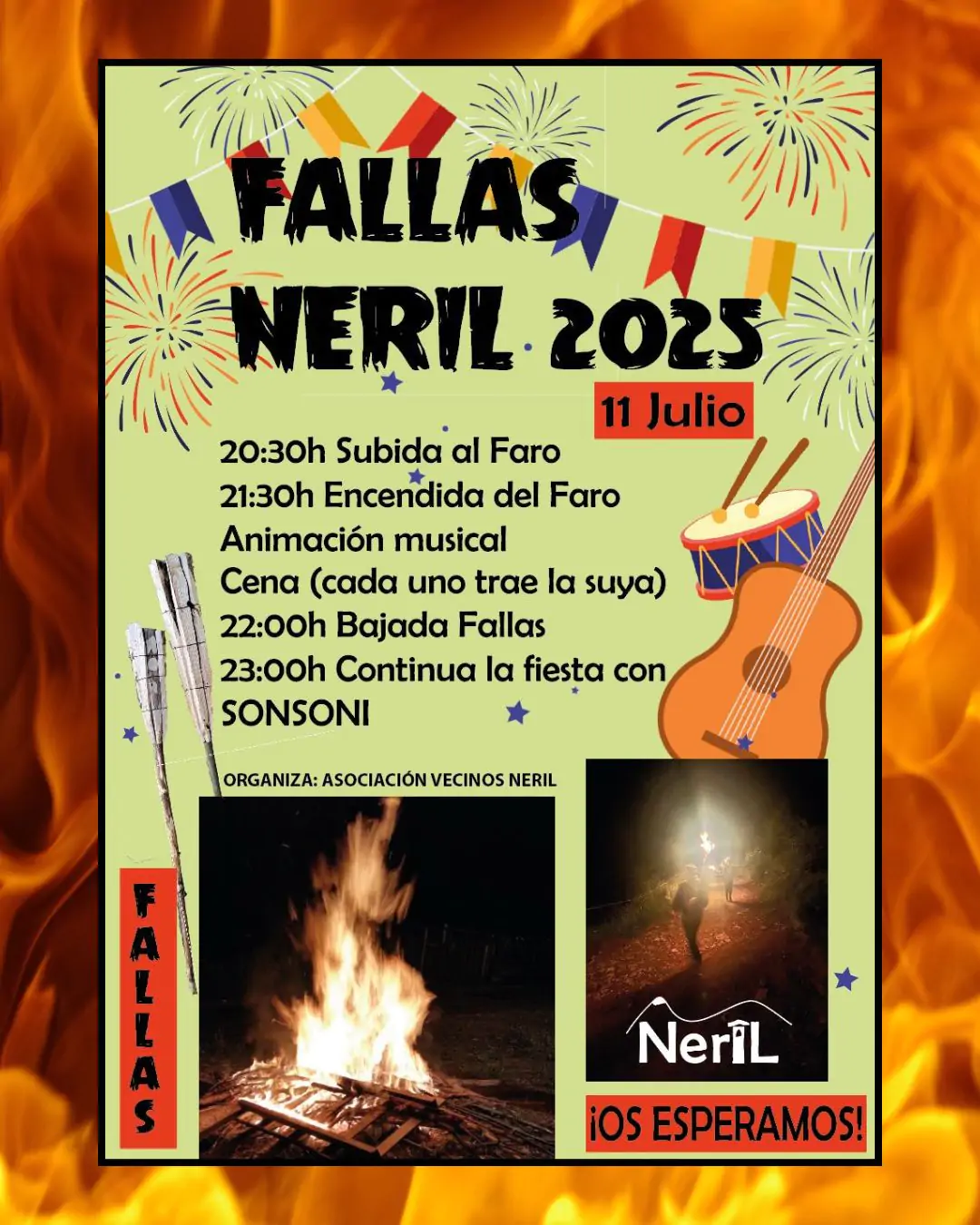 Fallas de Neril 2025 | enBenas.com