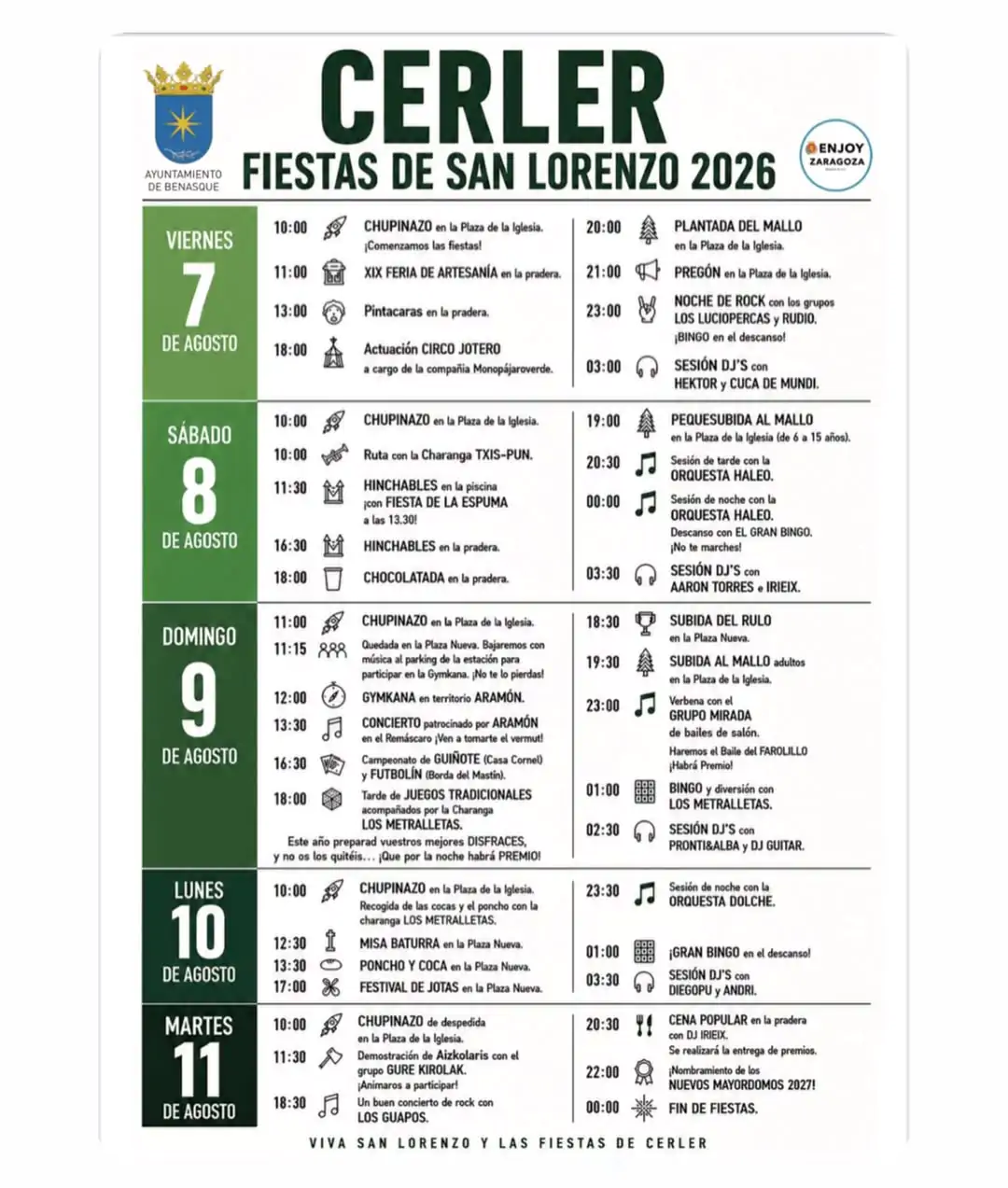 Fiestas de Cerler 2026 | enBenas.com