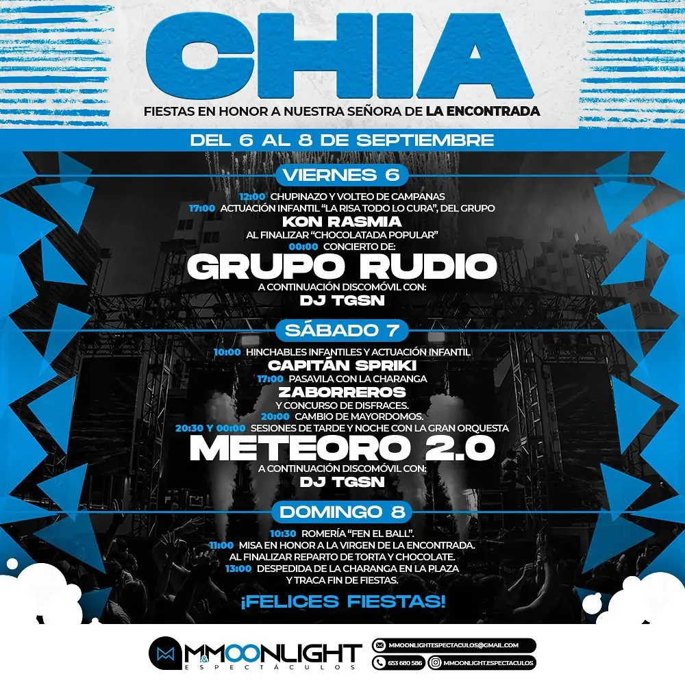 Fiestas de Chía 2024 | enBenas.com