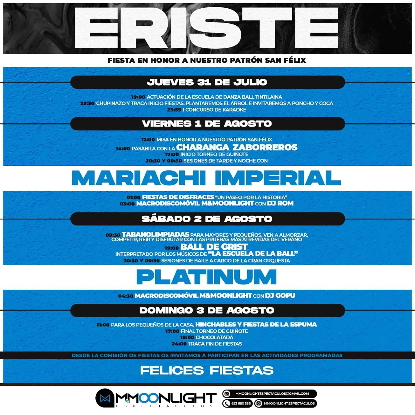Fiestas de Eriste 2025 | enBenas.com