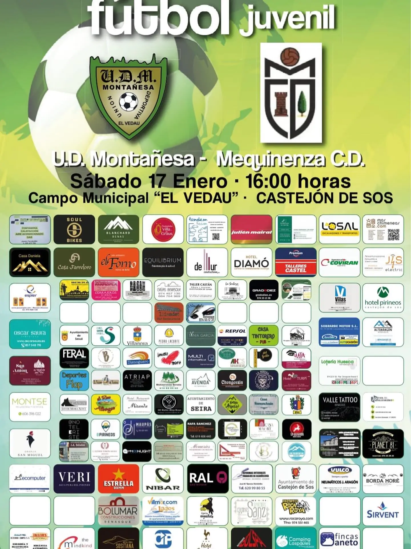 UD Montañesa (juvenil) vs. Mequinenza CD - Temporada 2025/26 | enBenas.com