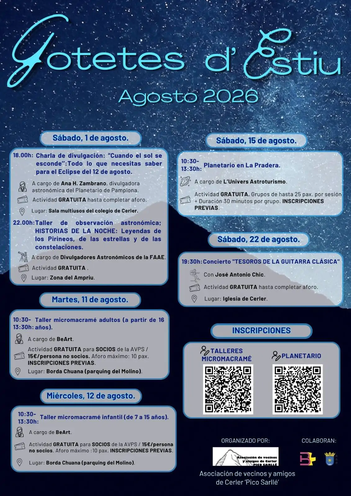 Gotetes d'estiu 2026 | enBenas.com