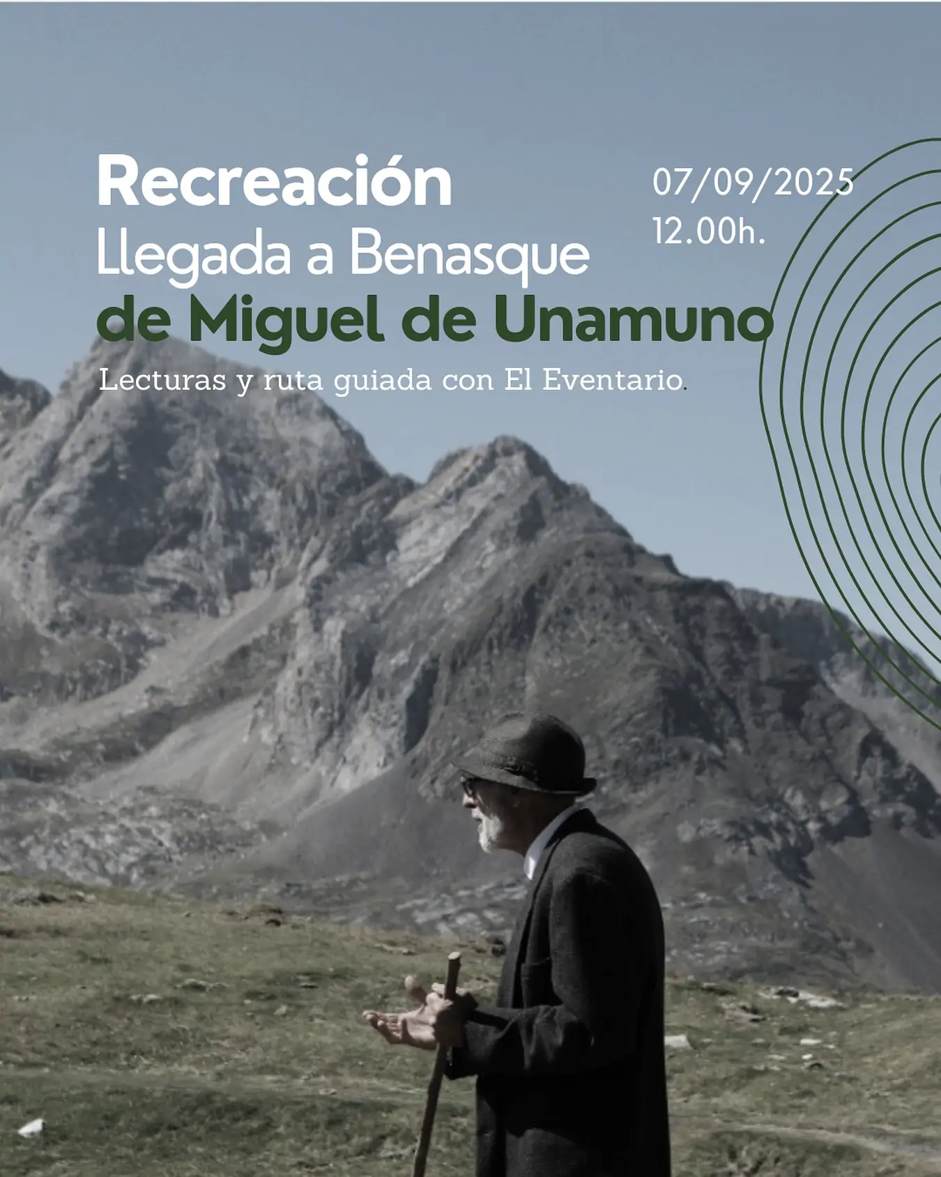 Llegada a Benasque de Miguel de Unamuno | enBenas.com