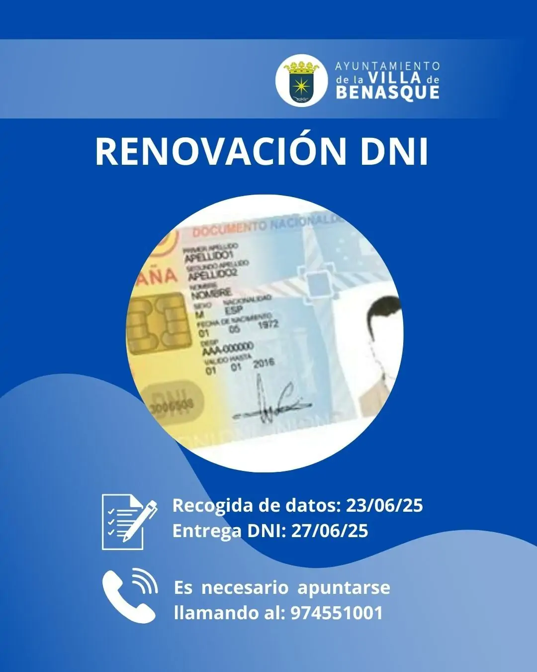 Renovación de DNI en Benasque | enBenas.com