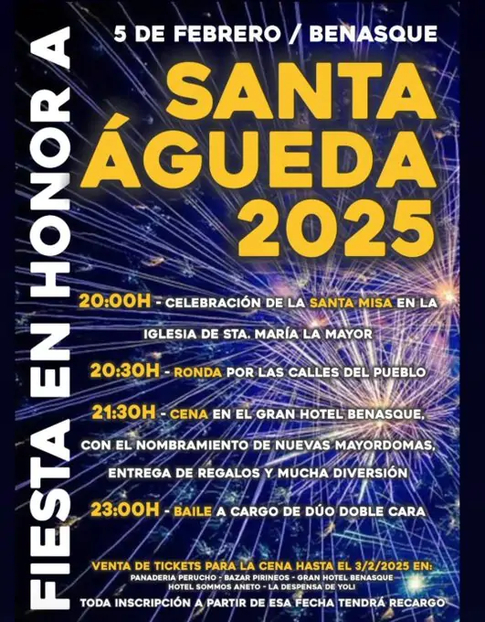 Santa Águeda 2025 en Benasque | enBenas.com