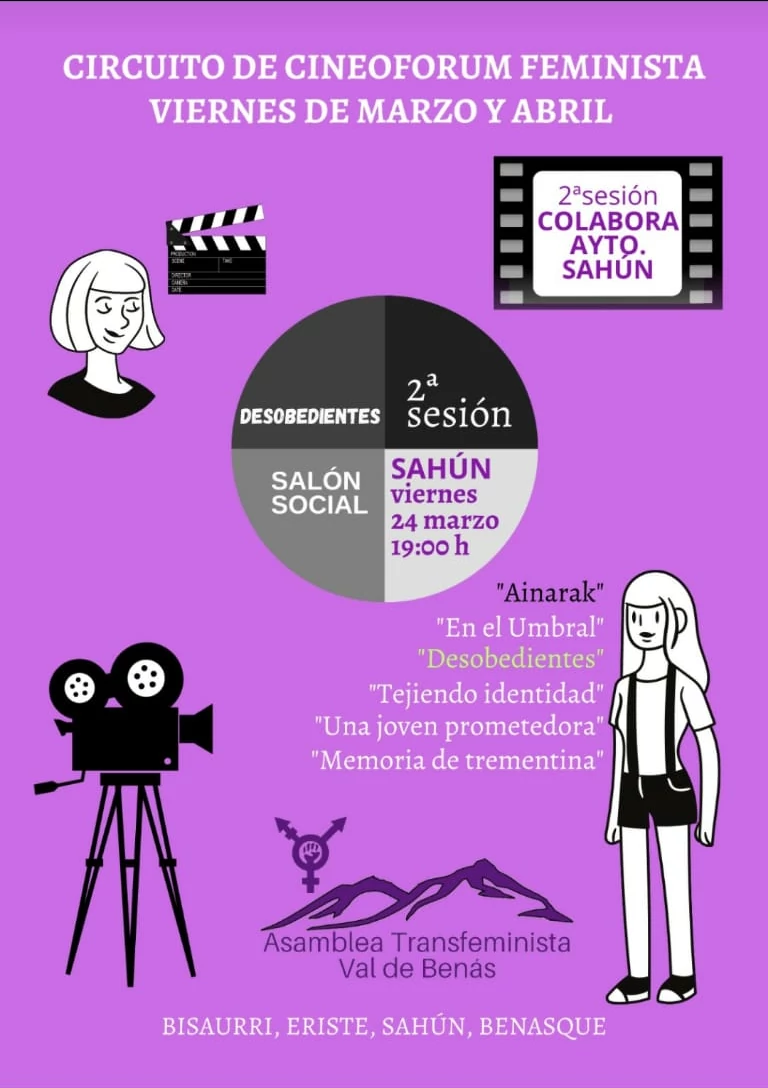 Cineforum feminista en Sahún | enBenas.com