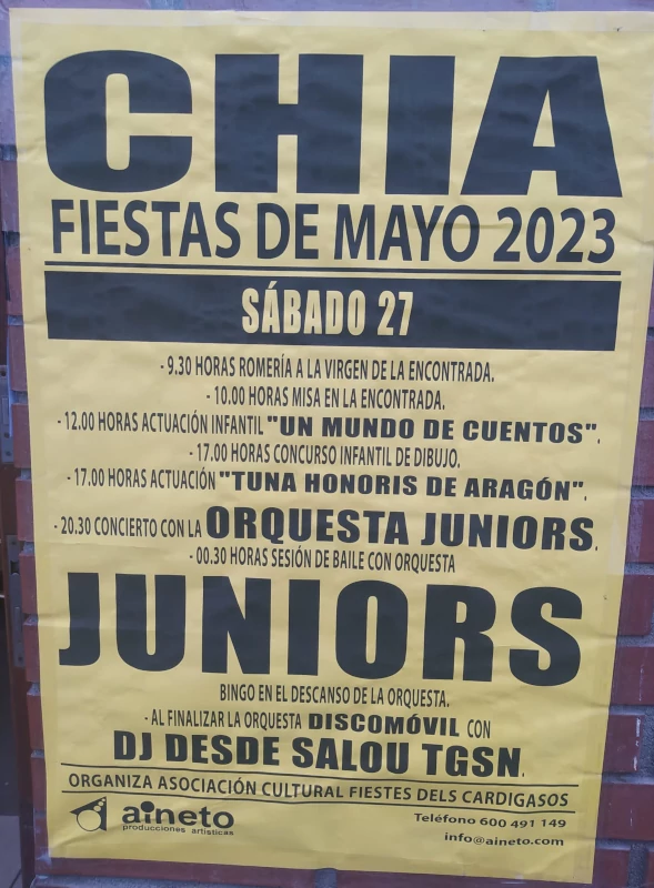 Fiestas de mayo en Chía 2023 | enBenas.com